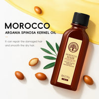 Revitalize Your Hair with Laikou Morocco Hair Essential Oil - 60ml of Nourishing Argan Oil for Luxurious Smoothness and Frizz Control