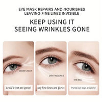 Revitalize Your Eyes with 60Pcs Aloe Vera Collagen Eye Masks - Say Goodbye to Dark Circles and Puffiness!